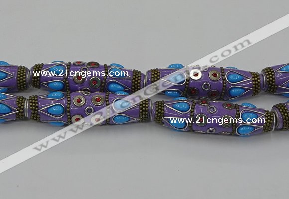 CIB565 16*60mm rice fashion Indonesia jewelry beads wholesale