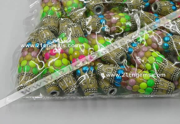 CIB581 16*60mm rice fashion Indonesia jewelry beads wholesale
