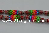 CIB586 16*60mm rice fashion Indonesia jewelry beads wholesale