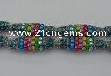 CIB587 16*60mm rice fashion Indonesia jewelry beads wholesale