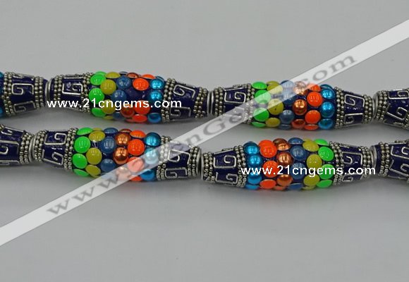 CIB588 16*60mm rice fashion Indonesia jewelry beads wholesale