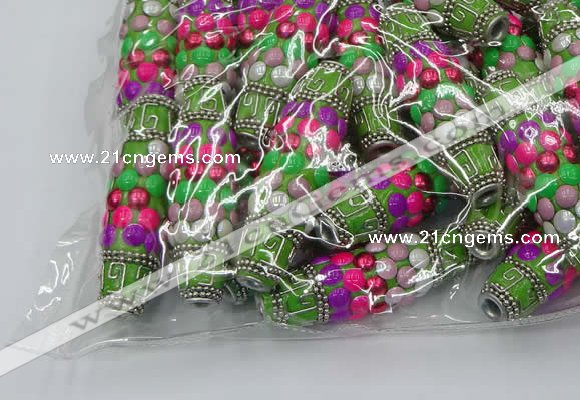 CIB590 16*60mm rice fashion Indonesia jewelry beads wholesale