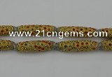 CIB617 16*60mm rice fashion Indonesia jewelry beads wholesale