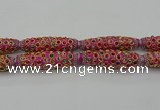 CIB620 16*60mm rice fashion Indonesia jewelry beads wholesale