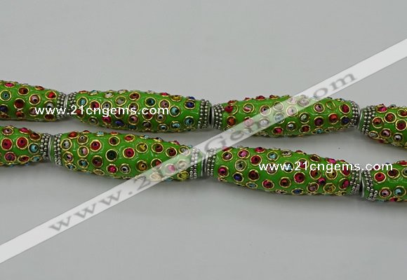 CIB626 16*60mm rice fashion Indonesia jewelry beads wholesale