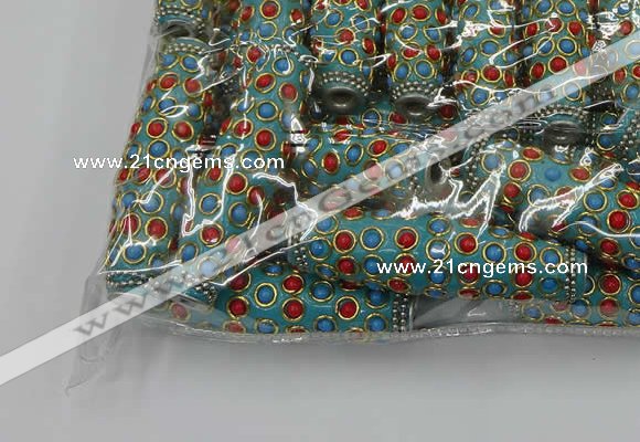 CIB637 16*60mm rice fashion Indonesia jewelry beads wholesale