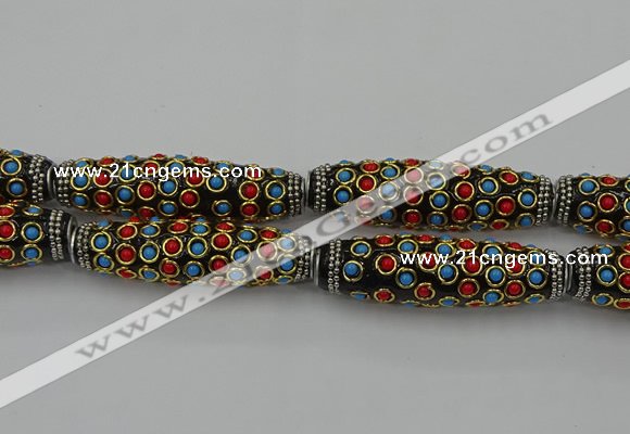 CIB640 16*60mm rice fashion Indonesia jewelry beads wholesale