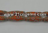 CIB647 16*60mm rice fashion Indonesia jewelry beads wholesale