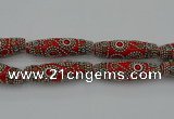 CIB648 16*60mm rice fashion Indonesia jewelry beads wholesale