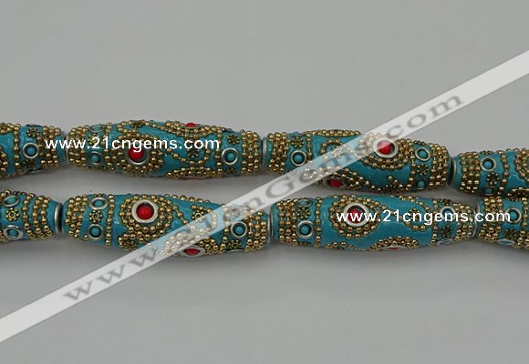 CIB650 16*60mm rice fashion Indonesia jewelry beads wholesale