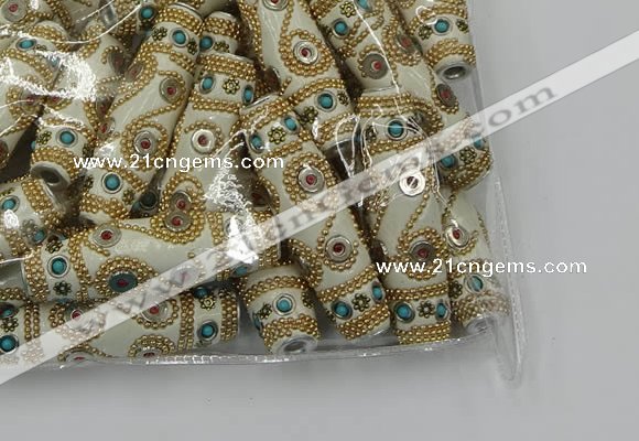 CIB660 16*60mm rice fashion Indonesia jewelry beads wholesale