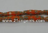 CIB667 16*60mm rice fashion Indonesia jewelry beads wholesale