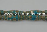 CIB670 16*60mm rice fashion Indonesia jewelry beads wholesale