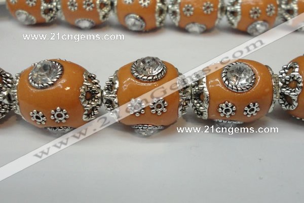 CIB80 16*22mm oval fashion Indonesia jewelry beads wholesale