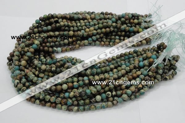 CIJ01 15.5 inches 6mm round impression jasper beads wholesale