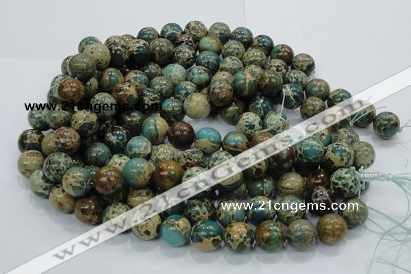 CIJ04 15.5 inches 14mm round impression jasper beads wholesale