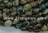 CIJ10 15.5 inches 6*8mm oval impression jasper beads wholesale