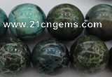 CIJ108 15.5 inches 12mm round dyed impression jasper beads wholesale