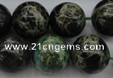 CIJ110 15.5 inches 12mm round dyed impression jasper beads wholesale