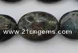 CIJ112 15.5 inches 13*18mm oval dyed impression jasper beads wholesale