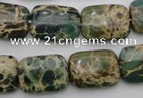 CIJ36 15.5 inches 13*18mm rectangle impression jasper beads wholesale