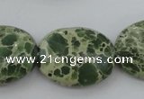 CIJ80 15.5 inches 13*18mm oval impression jasper beads wholesale