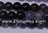 CIL10 15.5 inches 5mm round A grade natural iolite gemstone beads