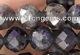 CIL122 15.5 inches 7mm faceted round iolite beads wholesale