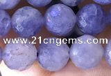 CIL124 15.5 inches 8mm faceted round iolite gemstone beads