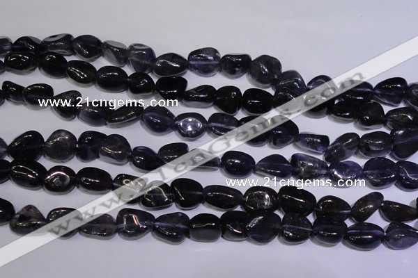 CIL46 15.5 inches 6*8mm – 8*11mm nuggets natural iolite gemstone beads