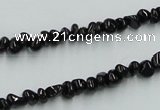 CJB31 16 inches 3*6mm chips natural jet gemstone beads wholesale