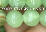 CJB311 15.5 inches 10mm round dyed green jade gemstone beads