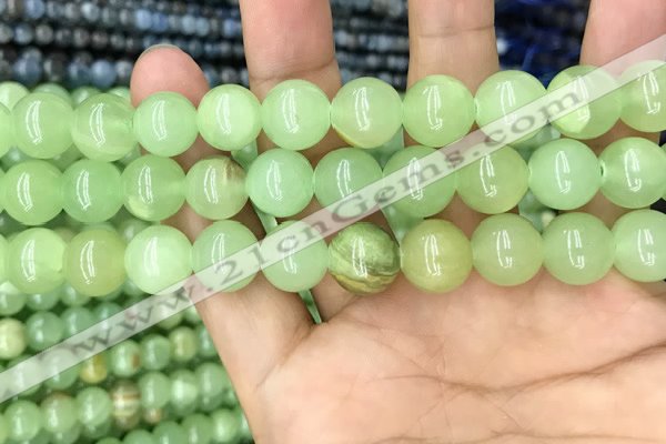 CJB312 15.5 inches 12mm round dyed green jade gemstone beads