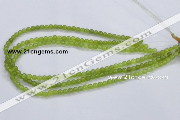 CKA02 15.5 inches 5mm round Korean jade gemstone beads