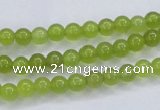 CKA03 15.5 inches 6mm round Korean jade gemstone beads