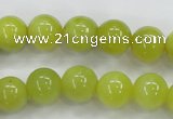 CKA06 15.5 inches 12mm round Korean jade gemstone beads