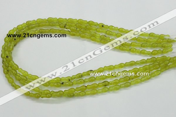 CKA18 15.5 inches 5*11mm bone Korean jade gemstone beads