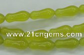 CKA19 15.5 inches 7*15mm bone Korean jade gemstone beads