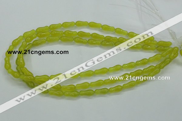 CKA19 15.5 inches 7*15mm bone Korean jade gemstone beads