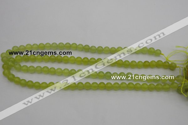 CKA203 15.5 inches 8mm round Korean jade gemstone beads