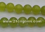 CKA204 15.5 inches 10mm round Korean jade gemstone beads