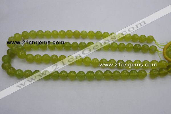 CKA204 15.5 inches 10mm round Korean jade gemstone beads