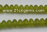 CKA214 15.5 inches 6*10mm rondelle Korean jade gemstone beads