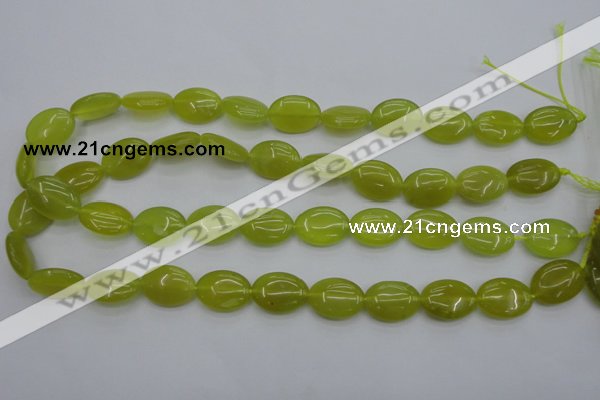 CKA246 15.5 inches 13*18mm oval Korean jade gemstone beads