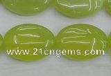 CKA250 15.5 inches 18*25mm oval Korean jade gemstone beads