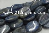 CKC09 16 inches 10*13mm flat oval natural kyanite beads wholesale