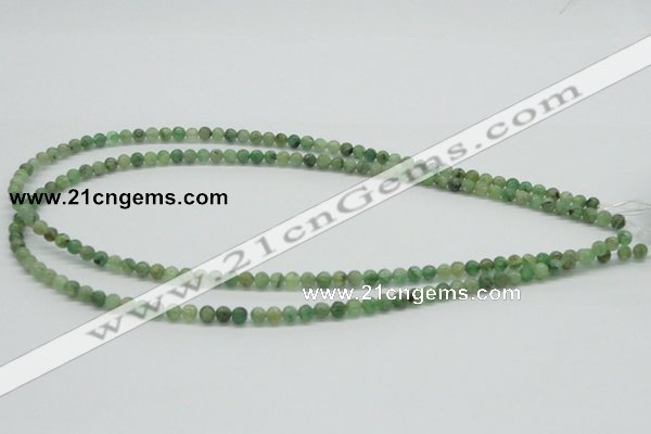 CKC100 16 inches 5mm round natural green kyanite beads wholesale