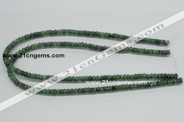 CKC103 16 inches 4*6mm rondelle natural green kyanite beads wholesale