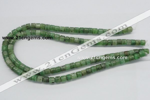 CKC104 16 inches 6*8mm column natural green kyanite beads wholesale