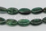 CKC111 16 inches 8*14mm oval natural green kyanite beads wholesale